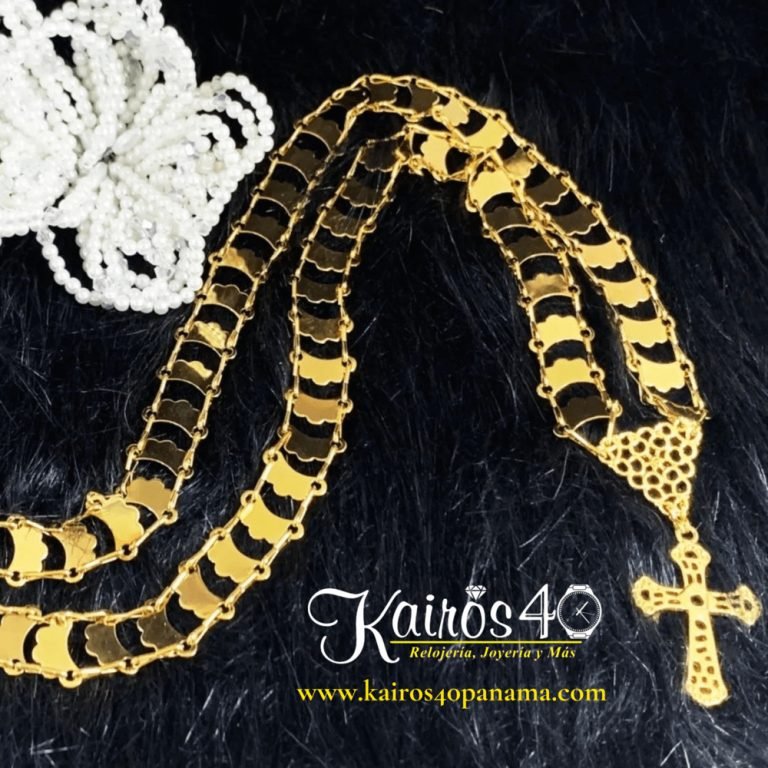 Lee más sobre el artículo Cadena Chata de la Pollera Panameña en Oro | Kairos 40 Panamá