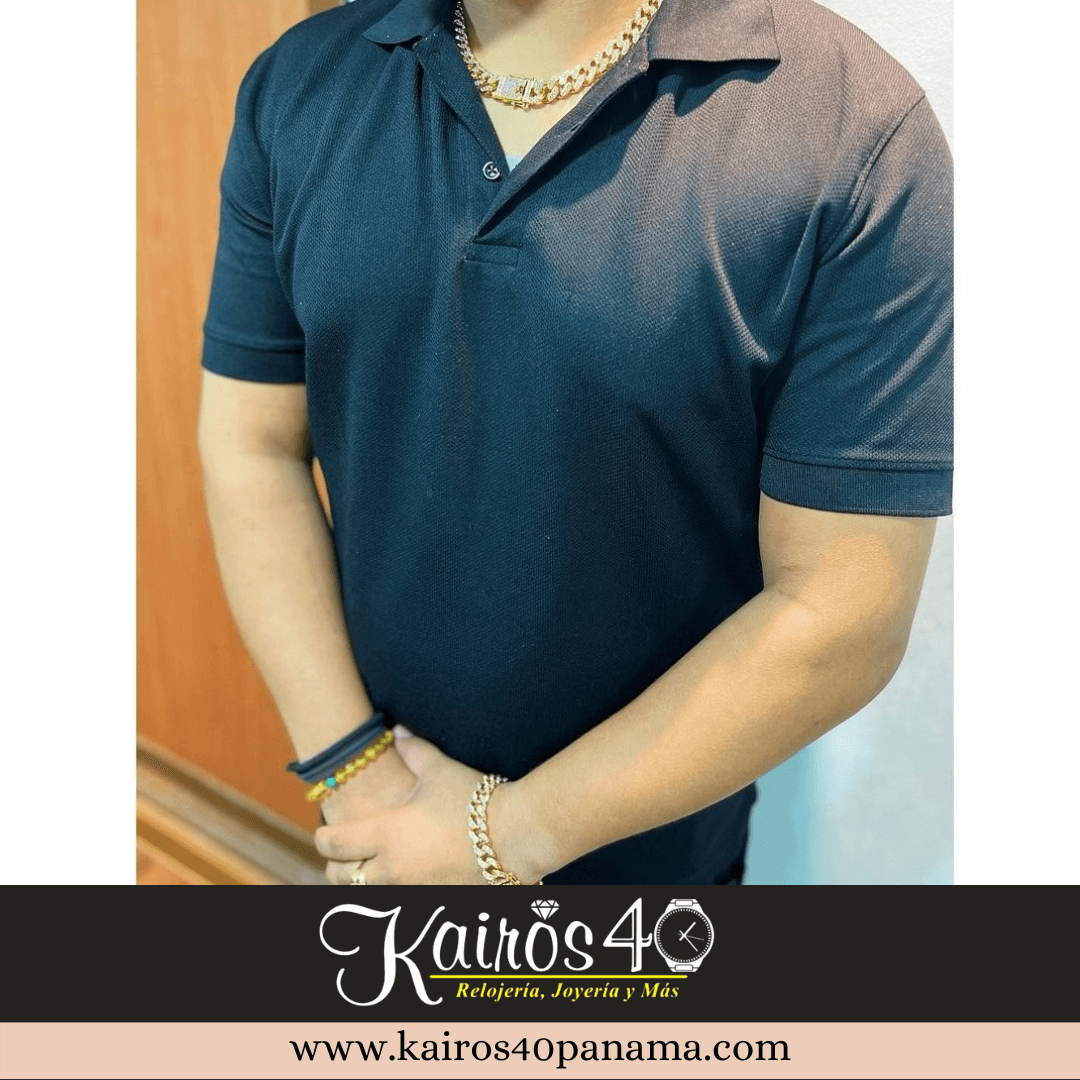 Collar y Pulsera Cubana con Zircones - Imagen 7