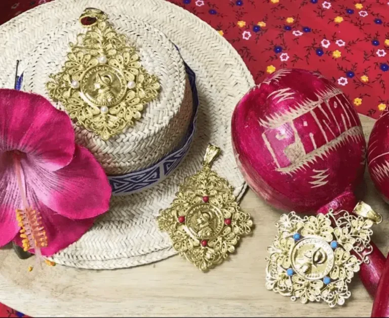 Dije TDJ120 Tapa Hueso Joya Típica Pollera Panameña Kairós 40 Panamá 1_1