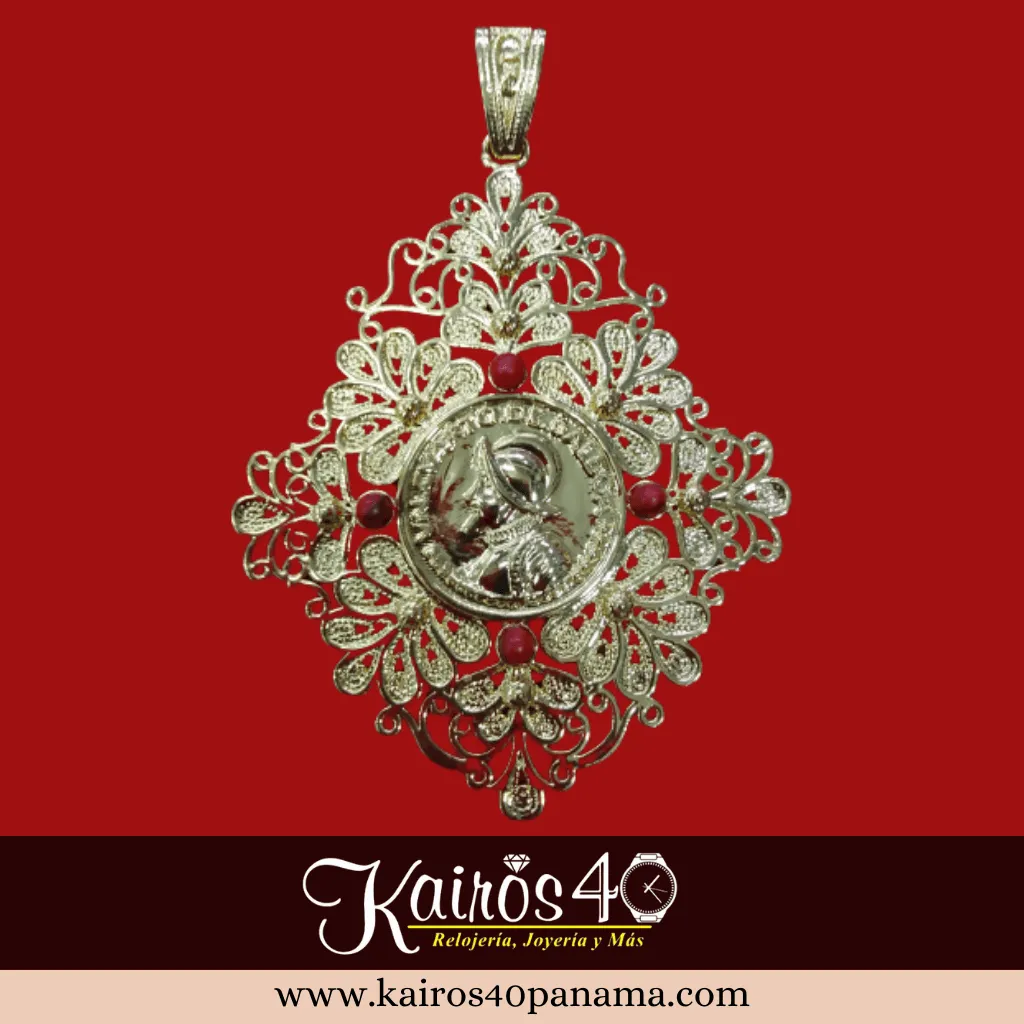 Dije TDJ120 Tapa Hueso Joya Típica Pollera Panameña Kairós 40 Panamá 3_3