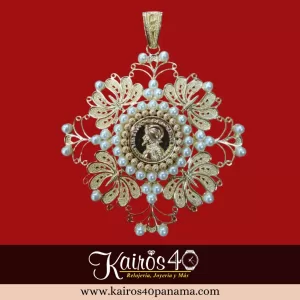 Dije filigrana para Pollera Panameña