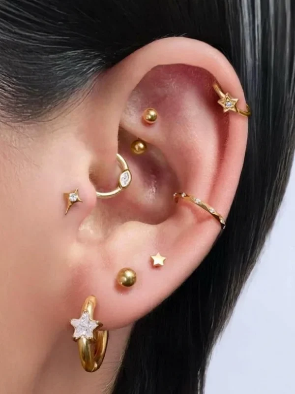 Piercings de oreja Panamá y tiempo de curación