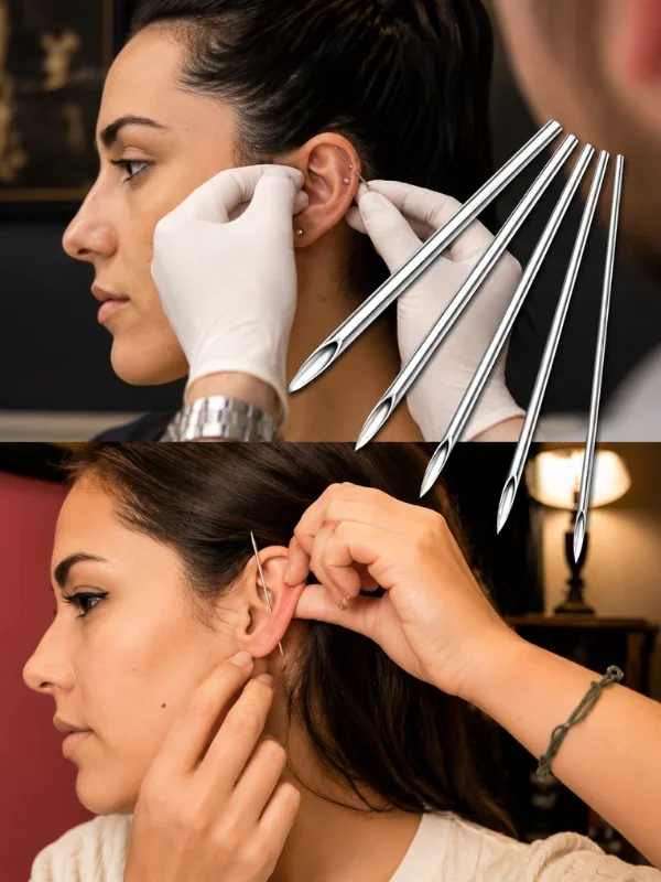 Colocar aretes en la oreja con aguja sin dolor en Panamá